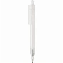 GRS rPET X8 transparenter Stift (weiß) (Art.-Nr. CA456870)