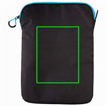 15.4' Laptop-Sleeve PVC frei (schwarz / blau) (Art.-Nr. CA458356)