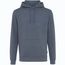 Iqoniq Torres ungefärbter Hoodie aus recycelter Baumwolle (heather navy) (Art.-Nr. CA476949)