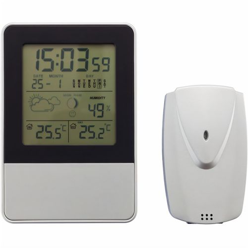 Indoor/Outdoor Wetterstation (Art.-Nr. CA499235) - Indoor/Outdoor Wetterstation mit LCD...