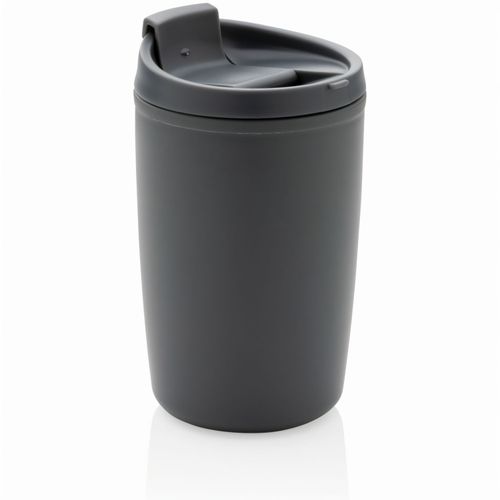 GRS recycelter PP-Becher mit Flip-Deckel (Art.-Nr. CA502619) - Dieser Becher ist vollständig aus GRS-z...