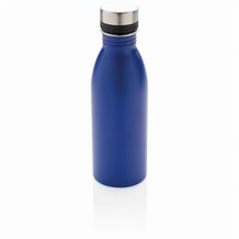 Deluxe Wasserflasche aus RCS recyceltem Stainless-Steel (blau) (Art.-Nr. CA509226)