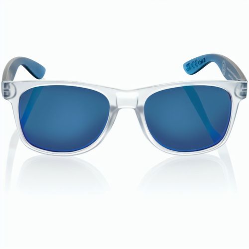 Gleam Sonnenbrille aus RCS rec. PC mit verspiegelten Gläsern (Art.-Nr. CA520255) - Sonnenbrille mit farbig verspiegelten...