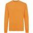 Iqoniq Zion Rundhals-Sweater aus recycelter Baumwolle (sundial orange) (Art.-Nr. CA526945)