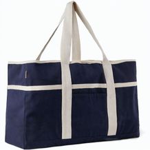 VINGA Volonne AWARE Strandtasche aus recyceltem Canvas (blau) (Art.-Nr. CA527157)