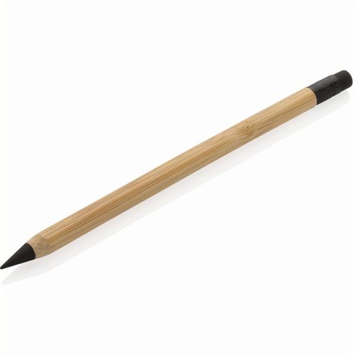 Bambus Infinity-Stift mit Radiergummi (Art.-Nr. CA536207) - Dieser Infinity-Stift mit Radiergummi...