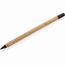 Bambus Infinity-Stift mit Radiergummi (Braun) (Art.-Nr. CA536207)