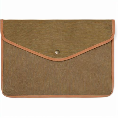 VINGA Bosler 14" Laptop-Tasche aus GRS recyceltem Canvas (Art.-Nr. CA538408) - Bewahren Sie Ihren Laptop mit einer...