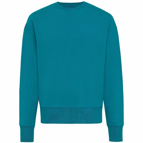 Iqoniq Kruger Relax-Rundhals-Sweater aus recycelt. Baumwolle (Art.-Nr. CA541927) - Unisex-Pullover mit Rundhalsausschnitt...