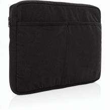 Laluka AWARE 15,6" Laptoptasche aus recycelter Baumwolle (Schwarz) (Art.-Nr. CA542297)