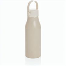 Pluto Flasche aus RCS-zertifiziert recyceltem Alu 680ml (beige) (Art.-Nr. CA553104)