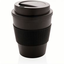 Wiederverwendbarer Kaffeebecher 350ml (Schwarz) (Art.-Nr. CA569117)