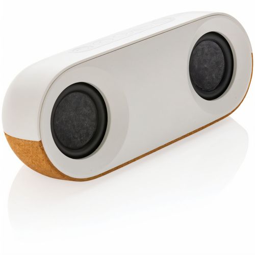 Oregon 10W Lautsprecher aus RCS recyc. Kunststoff und Kork (Art.-Nr. CA574299) - Kabelloser 10W-Lautsprecher aus 100%...