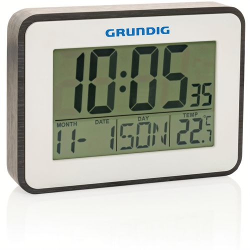 Grundig Thermometer, Wecker und Kalender (Art.-Nr. CA602696) - Grundig Innenraum-Thermometer mit...
