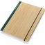 Scribe A5 Notibuch aus Bambus (grün) (Art.-Nr. CA604702)