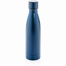 RCS recycelte Stainless Steel Solid Vakuum-Flasche (navy blau) (Art.-Nr. CA621831)