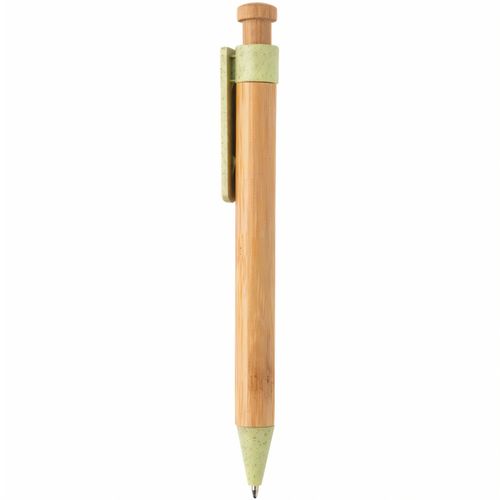 Bambus Stift mit Wheatstraw-Clip (Art.-Nr. CA639222) - Der perfekte Stift für Ihre Notize...