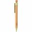 Bambus Stift mit Wheatstraw-Clip (grün) (Art.-Nr. CA639222)