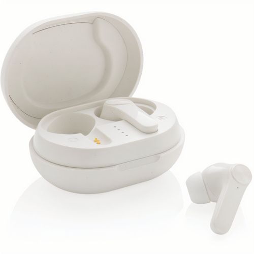 TWS Ohrhörer aus RCS Standard recyceltem Kunststoff (Art.-Nr. CA645063) - Bei diesen TrueWireless Ohrhörern sin...