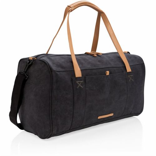 Canvas Reisetasche, PVC-frei (Art.-Nr. CA658148) - Stylisch unterwegs, in dieser Tasche...