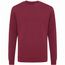 Iqoniq Zion Rundhals-Sweater aus recycelter Baumwolle (burgunderrot) (Art.-Nr. CA661647)