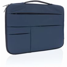 Schickes PU 15.6" Laptop-Sleeve (navy blau) (Art.-Nr. CA682819)