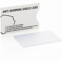 RFID Anti-Skimming-Karte mit aktivem Störchip (weiß) (Art.-Nr. CA682823)