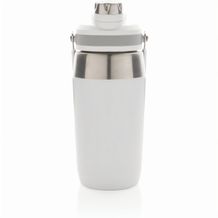 500ml Vakuum StainlessSteel Flasche mit Dual-Deckel-Funktion (weiß) (Art.-Nr. CA688287)
