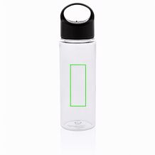 Getränkeflasche mit kabellosem Lautsprecher (schwarz / transparent) (Art.-Nr. CA689010)