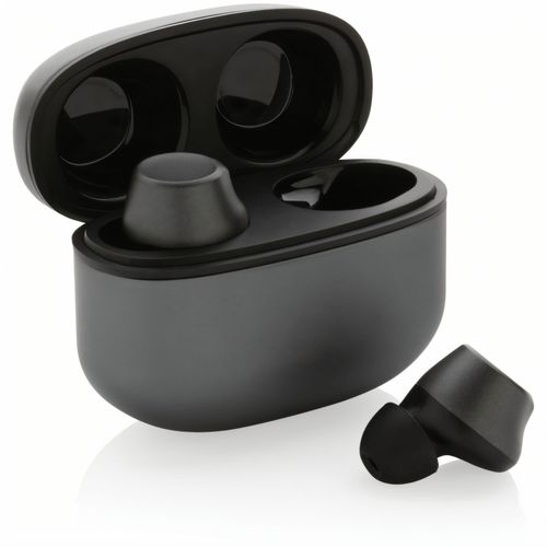 Terra Wireless-Ohrhörer aus RCS recyceltem Aluminium (Art.-Nr. CA691231) - Kabellose Ohrhörer mit klarem Klan...