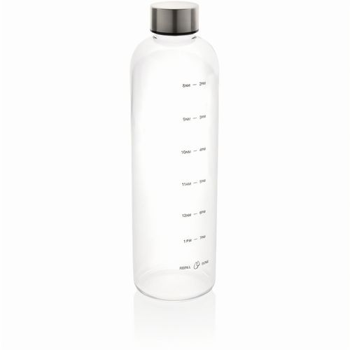 Motivation-Bottle aus GRS rPET (Art.-Nr. CA691335) - Diese große Wasserflasche stellt sicher...