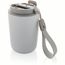 Cuppa Vakuumbecher aus RCS-Stahl mit Umhängeband (weiß) (Art.-Nr. CA709519)