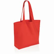 Impact Aware 240g/m² rCanvas Shopper mit Tasche (luscious red) (Art.-Nr. CA710064)
