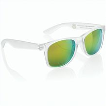 Gleam Sonnenbrille aus RCS rec. PC mit verspiegelten Gläsern (weiß) (Art.-Nr. CA711162)