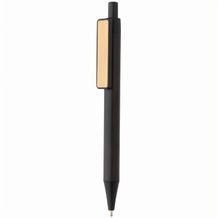 GRS rABS Stift mit Bambus-Clip (Schwarz) (Art.-Nr. CA712022)