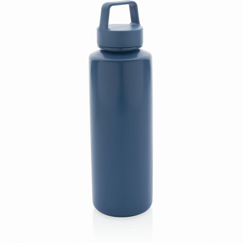 Wasserflasche mit Henkel aus RCS rPP (Art.-Nr. CA714459) - Diese schöne Flasche mit Henkel is...