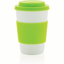 Wiederverwendbarer Kaffeebecher 270ml (grün) (Art.-Nr. CA714568)
