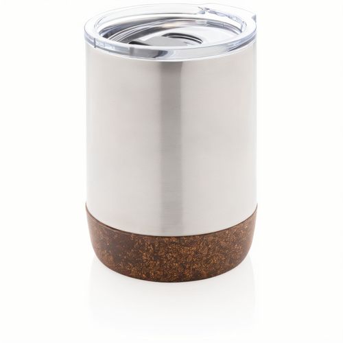 Kleine Vakuum-Kaffeetasse aus RCS rSteel & Kork (Art.-Nr. CA715947) - Diese vakuumisolierten Kaffeetasse mit...