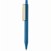 GRS rABS Stift mit Bambus-Clip (blau) (Art.-Nr. CA727588)