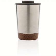 Kork Kaffeebecher (silber) (Art.-Nr. CA728222)