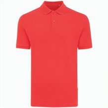 Iqoniq Yosemite Piqué-Poloshirt aus recycelter Baumwolle (luscious red) (Art.-Nr. CA743277)