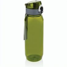 Yide verschließbare Wasserflasche aus RCS rec. PET, 800ml (grün) (Art.-Nr. CA745720)