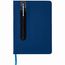 Basic Hardcover PU A5 Notizbuch mit Stylus-Stift (navy blau) (Art.-Nr. CA751229)