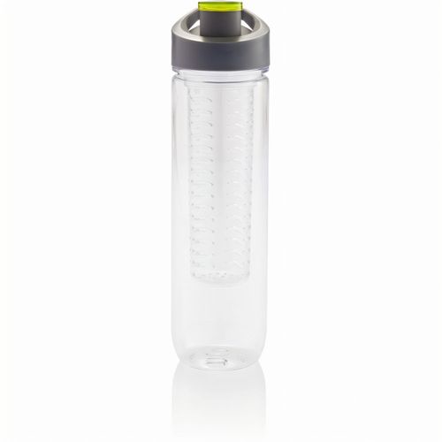 Wasserflasche mit Aromafach (Art.-Nr. CA752868) - 800ml Tritan Flasche mit Früchte-Aromaf...