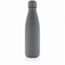 Einfarbige Vakuumisolierte Stainless Steel Flasche (Grau) (Art.-Nr. CA763571)