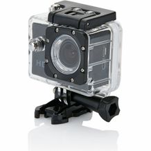 Action Kamera mit 11tlg. Zubehör (schwarz, schwarz) (Art.-Nr. CA775898)