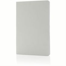 Salton Luxus Kraftpapier Notizbuch A5 (weiß) (Art.-Nr. CA798006)