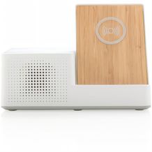 Ontario 5W Wireless Charger und Lautsprecher (weiß) (Art.-Nr. CA808903)