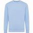 Iqoniq Etosha Lightweight Sweater aus recycelter Baumwolle (Sky blue) (Art.-Nr. CA820434)