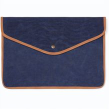 VINGA Bosler 14" Laptop-Tasche aus GRS recyceltem Canvas (navy blau) (Art.-Nr. CA824937)